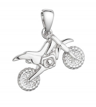 Evolution Group Ciondolo In Argento Motocicletta 64015