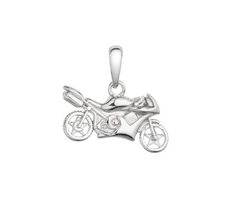 Evolution group Stylish silver Ciondolo Motorbike 64008