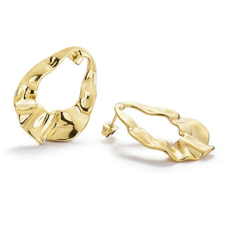 Evolution group Distinctive Orecchini made of gold-plated steel ISYRA gold