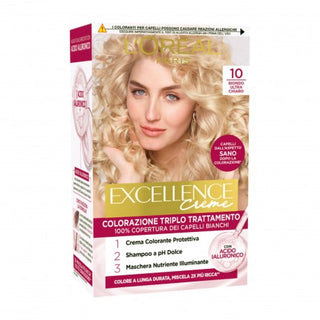 L Oreal Paris Excellence Coloration Dreifachpflege Ultra Helles Blond (10) 