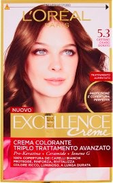 L Oreal Paris Excellence Creme Kleuringcrème 5.3 Licht Goudbruin 
