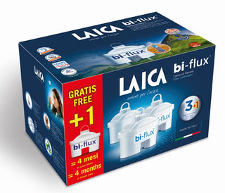 Laica F3 + 1M Filtro Bi-Flusso 3 + 1 Pezzi