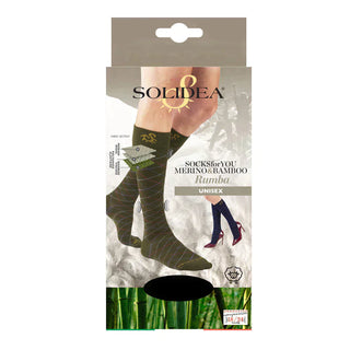 Solidea Socks For You Merino Bamboo Rumba Knee Highs 18 24mmHg Navy Blue 4XL