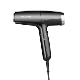 Babyliss Pro Asciugacapelli Professionale Ad Alta Velocità Falco Black & Silver Bab8558Be