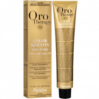 Tinture per capelli Fanola Oro Therapy - Gamma di colori a colori 7.34 | Biondo rame dorato