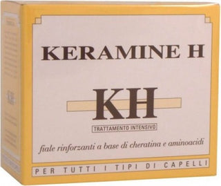 Keramina Fiale Rinforzanti A Base Di Cheratina E Aminoacidi Per Tutti I Tipi Capelli Bianca