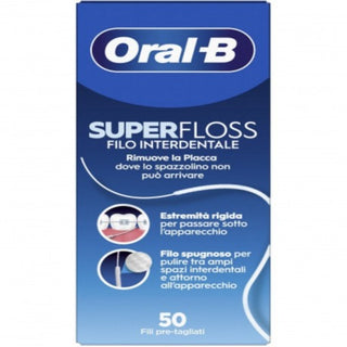 Oral-B Filo Interdentale Super Floss 50 Fili