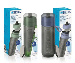 Brita Fill & Go Active 0.6 l water filter bottle + 2 Micro Disc filters - Variant: Zelená