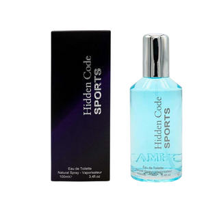 Fine perfumery Hidden Code Sports, Eau De Toilette, per uomo, 100 ml
