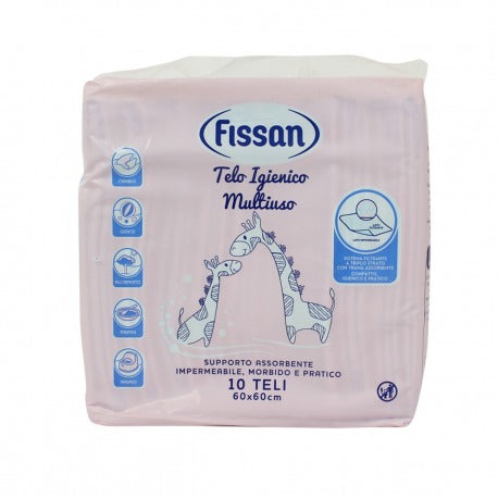 Fissan Fissan Baby Pañal Higiénico Multiuso 10Uds 60X60