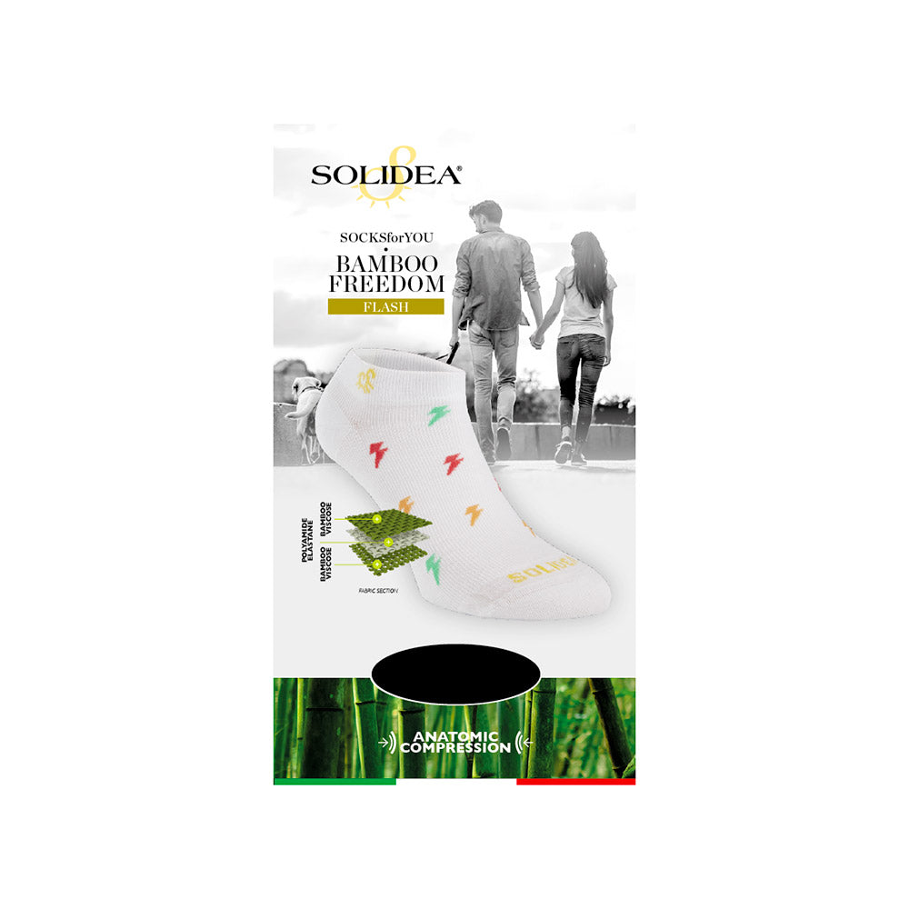 Solidea Κάλτσες για εσάς Bamboo Freedom Flash Αναπνέουσες Υφασμάτινες Κάλτσες 4XL Μπορντό