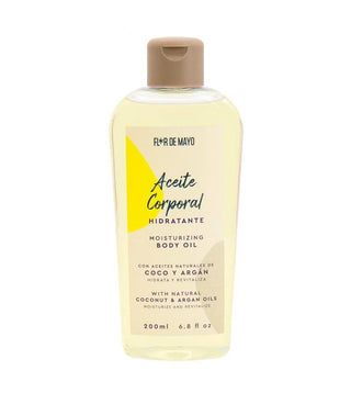 Flor de mayo Olio Corpo Idratante Cocco e Argan 200ml — Olio corpo