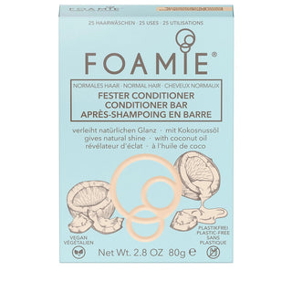 Balsam de păr solid Foamie Agitați-vă nucile de cocos 80g