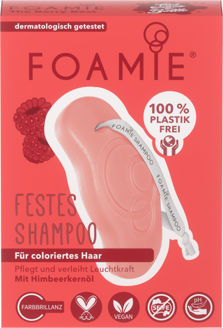 Foamie Șampon solid The Berry Best pentru protejarea culorii părului 80g
