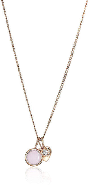 Fossil Bronze Collana with heart JF03046791