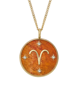 Fossil Collana Placcata Oro Ariete Scritto Nelle Stelle Jf04838710