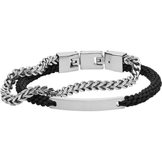 Fossil Bracciale Doppio In Acciaio Jf03325040