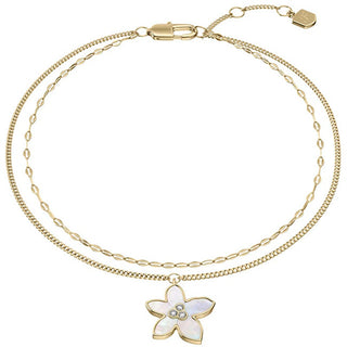 Fossil Double Bracciale with mother-of-pearl Flower Sutton JF04971710