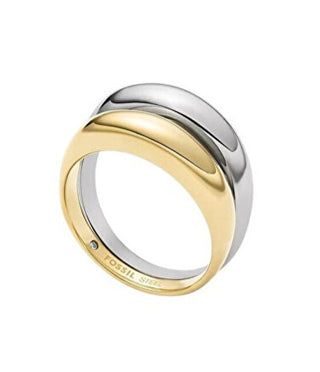 Fossil Elegant women´s bicolor Anello Ellis JF04876998 - Circuit: 55 mm