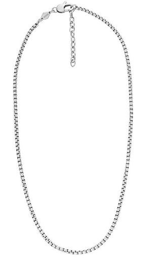 Fossil Elegante Collana In Acciaio Jf04505040