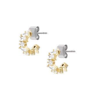 Fossil Elegant gold-plated brass rings Ellis JA7297710