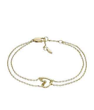 Fossil Elegante Bracelet plaqué or Heart Sawyer Jof00929710 