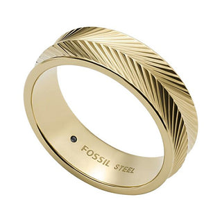Fossil Elegant gold-plated Anello Harlow JF04118710 - Circuit: 53 mm
