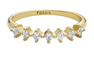 Fossil Elegante Anello Placcato Oro Hazel Joa00814710 - Circuito: 57 Mm
