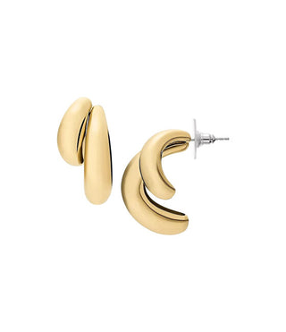 Fossil Orecchini Pendenti Di Lusso Placcati In Oro Jf04898710
