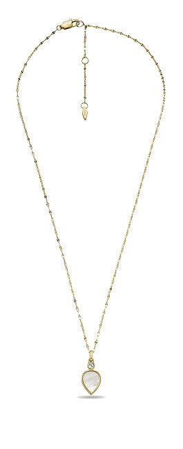 Fossil Collana In Madreperla A Goccia Placcata Oro Fino Jf04248710