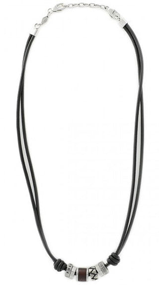 Fossil Leather Collana da uomo JF84068040