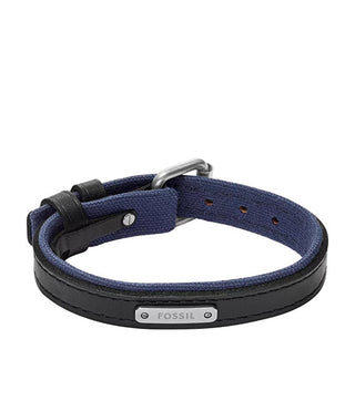 Fossil Leather Bracciale da uomo Everett JA7316998