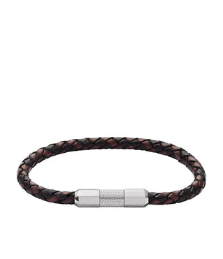 Fossil Leather Bracciale da uomo JF04918040