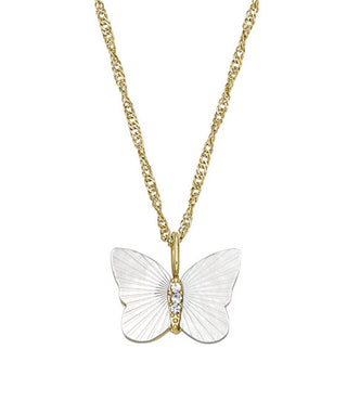 Fossil Bellissima Collana Radiant Wings Placcata Oro Jf04424710