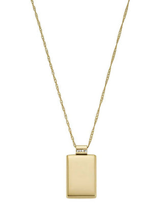 Fossil Drew Minimalist Gold Plated Collana JF04688710
