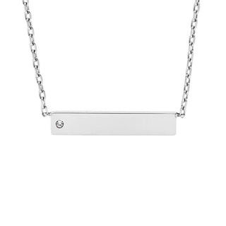 Fossil Collana Moderna In Acciaio Con Cristallo Jof00434040