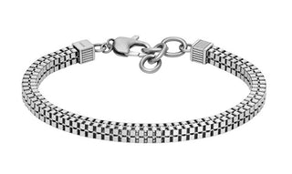 Fossil Bracciale Moderno In Acciaio Per Uomo Jof01020040