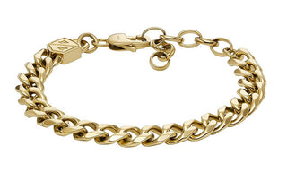 Fossil Bracciale Moderno In Acciaio Placcato Oro Ellis Jf04616710
