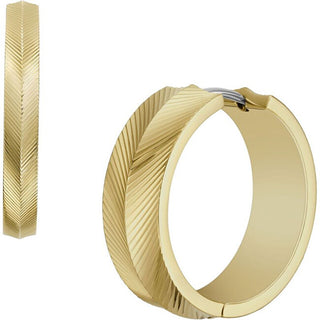 Fossil Harlow Linear Jf04537710 Cerchi Placcati Oro Senza Tempo
