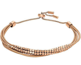Fossil Braccialetto Delicato In Pelle Per Donna Jf04472791