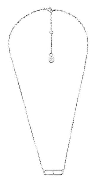 Fossil Collana Originale In Argento Con Zirconi Jfs00636040