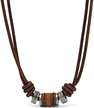 Fossil Collana In Pelle Da Uomo Jf00899797