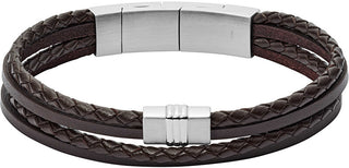 Fossil Bracciale In Pelle Da Uomo Jf02934040