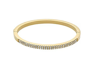 Fossil Solid gold-plated Bracciale with Ellis Pavé crystals JF04862710