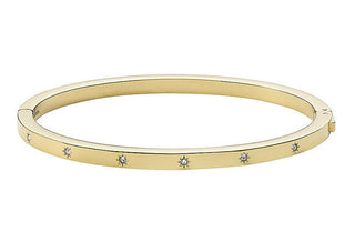 Fossil Bracciale Placcato Oro Massiccio Con Zirconi Shine Bright Jf03872710