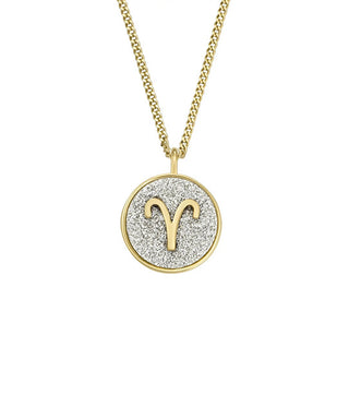 Fossil Collar chapado en oro Ariete Joa00946710 
