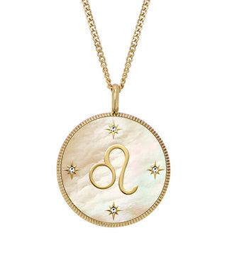 Fossil Collana Placcata Oro Leo Scritto Nelle Stelle Jf04842710