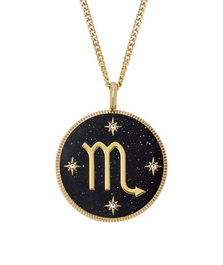 Fossil Collana Placcata Oro Scorpione Scritto Nelle Stelle Jf04845710