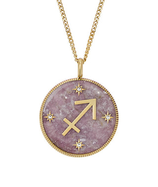 Fossil Collana Placcata Oro Sagittario Scritto Nelle Stelle Jf04846710