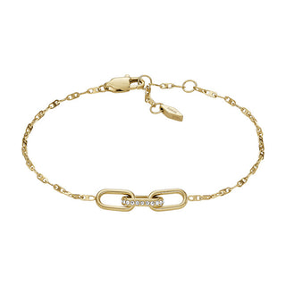 Fossil Bracciale Placcato Oro Corra Oh So Charming Jf04525710